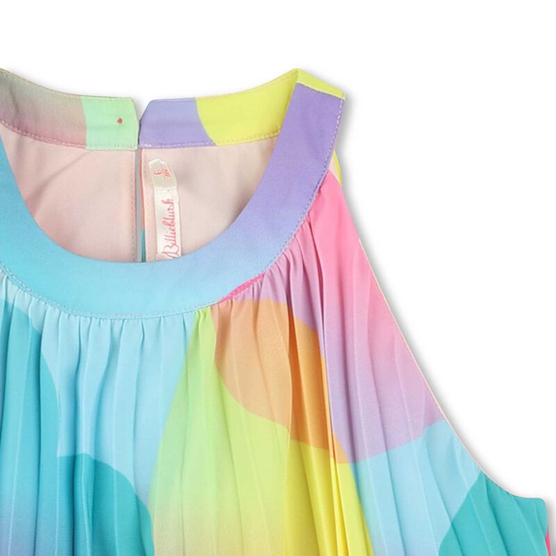 Billieblush Pleated Dress with Straps 3-10Y image number 2